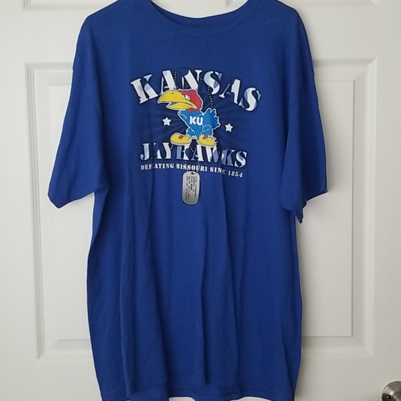 2/$10 Sale Kansas Jayhawks T-shirt - Picture 1 of 3